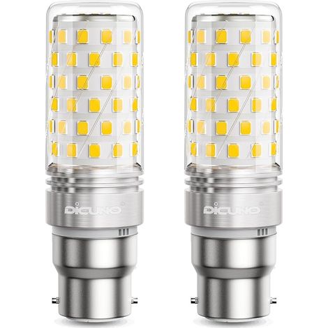 Ampoule LED B22 10W, Équivalent 130W halogène, 1400lm, 4000K Blanc neutre, Culot à baïonnette maïs, Maïs Non-dimmable, (1/5)