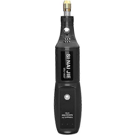 Mini outil rotatif électrique SINAIJIE - Perceuse manuelle USB sans fil compatible avec le jade, le vernis à ongles, les bijoux, etc. fdq (1/5)