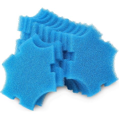 Remplacement Bleu Grossier Mousseux Filtration Convient pour 25 Flottant Etang Ecumoire (Paquet de 12) (1/5)