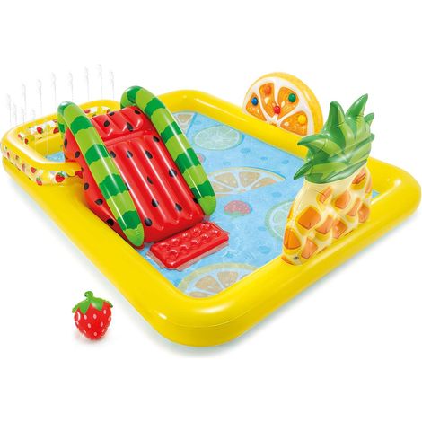 Centre de jeux Intex Dinoland avec toboggan et pataugeoire n° 57135 (1/5)