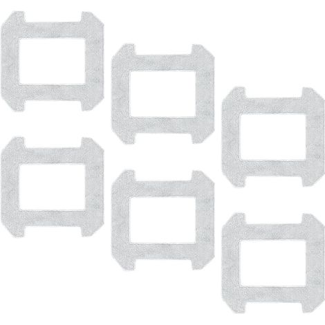 6 pièces pièce de rechange pour serpillières pour Dreame C1 /C1 Station chiffons de lavettes Robot accessoires en tissu de nettoyage chiffon de nettoyage (1/5)