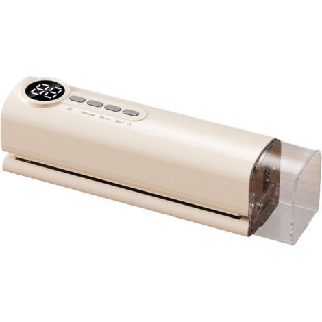Portable vacuum sealer, automatic food preservative, compact kitchen appliance with easy operation, meal preparation accessory, food storage tool