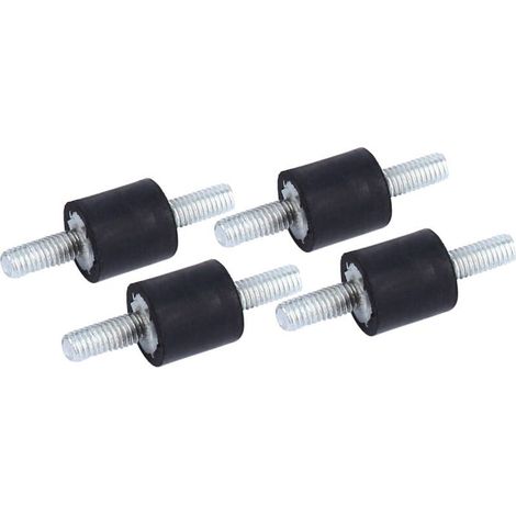 4 Pièces Supports en Caoutchouc M8, Supports de Bobines en Caoutchouc Anti-vibrations, Amortisseurs Bobines (M3 8x8) (1/5)