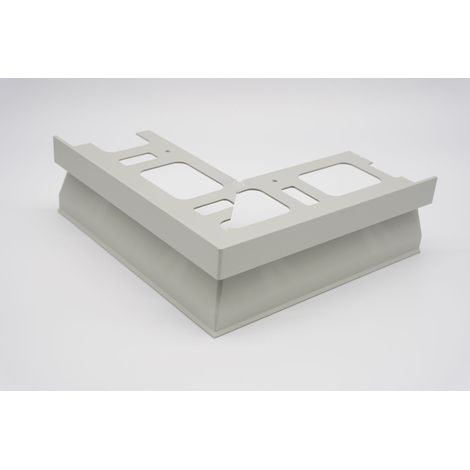 Proterrace fdp h 12,5 mm angolo esterno bianco goffrato
