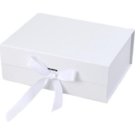 Coffrets cadeaux avec nœuds - Coffrets cadeaux avec couvercles - Coffrets cadeaux avec rubans et papier de soie - Coffrets cadeaux magnétiques - Idéal pour les mariages, anniversaires et autres occasi (1/5)