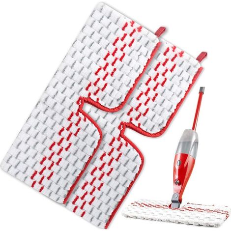 2 Microfiber Replacement Pads for Vileda - Reusable Kit (1/5)