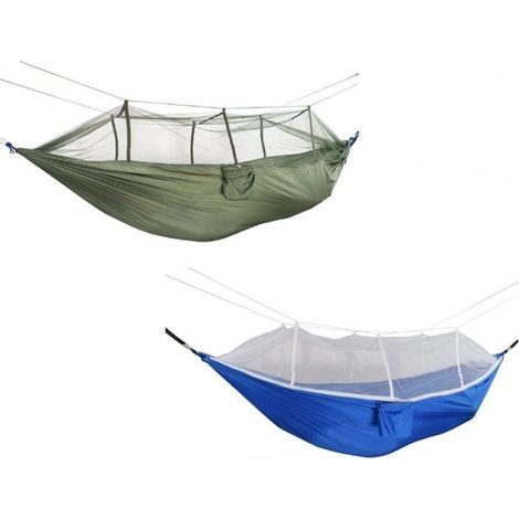 TrAdE Shop Traesio - Amaca Con Zanzariera Rete Ultraleggera Tenda Altalena Escursioni Campeggio Viaggio 016566 - (1/5)