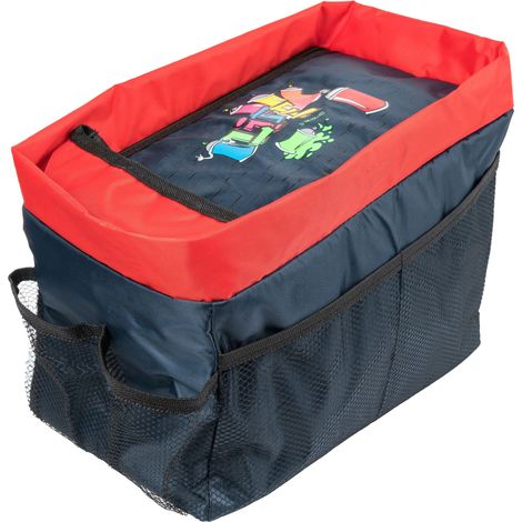 Rückbank-Organizer Graffiti, Auto-Organizer-Box blau