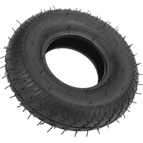 Pneu pneumatique 2.80/2.50-4, diamètre 21,59 cm (8,5 pouces) pour jante 10,16 cm, chariot de transport, diable, trottinette électrique (1/5)