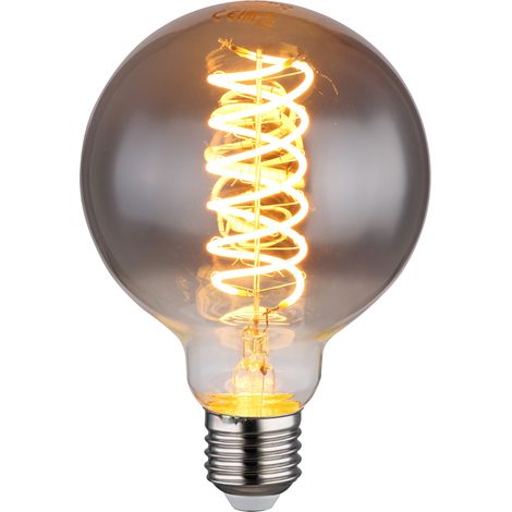 E27 Filament LED - 8,5 Watt, 280 Lumen, 2000 Kelvin Ø9,5cm - extern dimmbar (1/5)