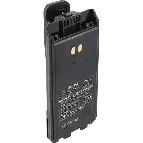 vhbw Battery compatible with Icom IC-V88, IC-F29SR, IC-F29SR2, IC-G88 Radio, Walkie-Talkie (1500mAh, 7.4 V, Li-ion) + Belt Clip (1/5)