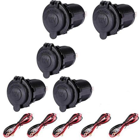 5 Stücke 12V Auto Steckdose Ette-Buchse Ette-Adapter für E Atv (1/5)