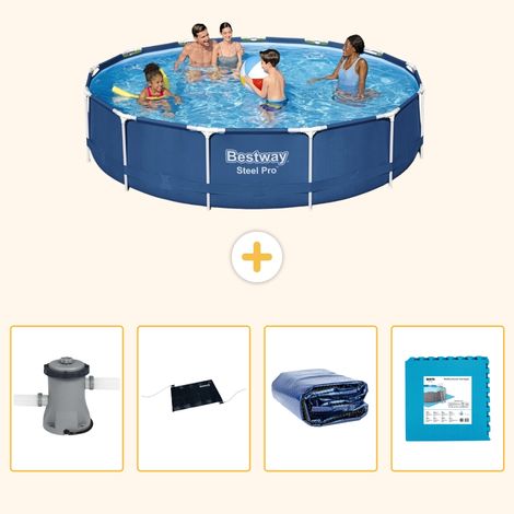 Bestway Bestway Steel Pro Ronde - 396x84 cm - 5-pièces  S340 (1/5)