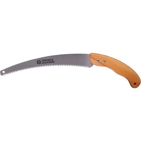 Sierra de mano con mango de madera barnizada - Spear & Jackson