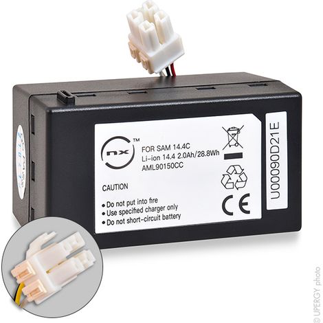 NX - Batterie aspirateur compatible Samsung 14.4V 2Ah - DJ43-00006BDJ4300006BD (1/2)
