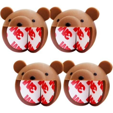 Animal Mignon Coin de Protection 4 pcs Coin de Table Protection anticollision Protecteur d'angle Dessins animés Coin de Protection Pour meubles de table et meubles avec auto-adhésifs 4cm (1/5)