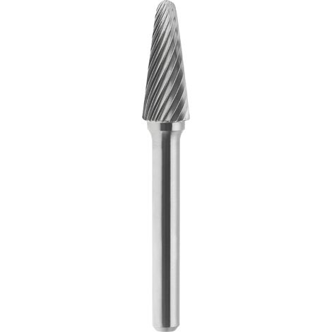 Lima rotativa hm conica a punta raggiata standard 3x13 mm gambo 3 Fervi l03sc3