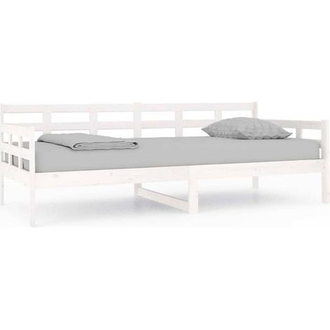 Maison Exclusive - Sofá cama sin colchón madera maciza de pino bl (1/5)