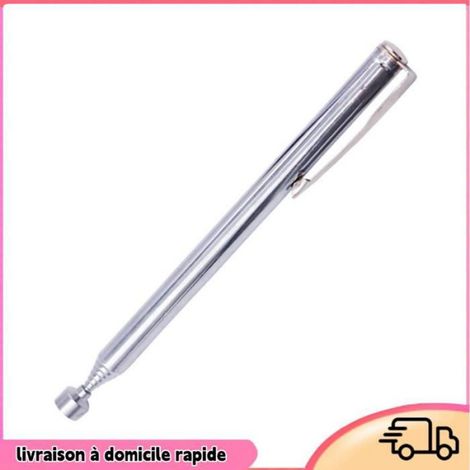 Outil De Ramassage Magnétique - Tige Métallique Puissante - Pour Objets Métalliques - 1 Pièce (1/5)