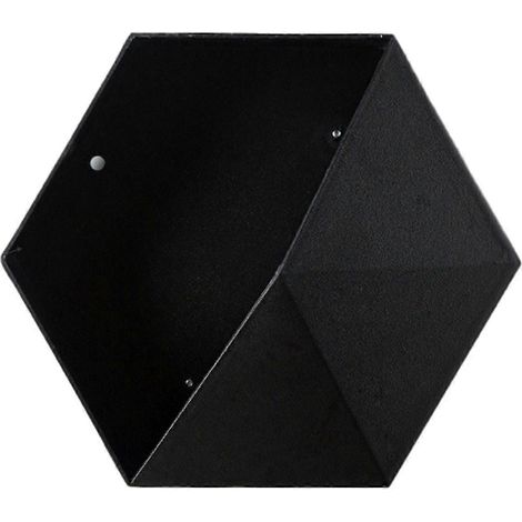 Pot de fleurs hexagonal géométrique mural 2026, jardinière en ABS pour jardin d'intérieur, jardinière murale décorative à monter soi-même, compacte et légère (26,5 x 23 x 6,5 cm). (1/5)