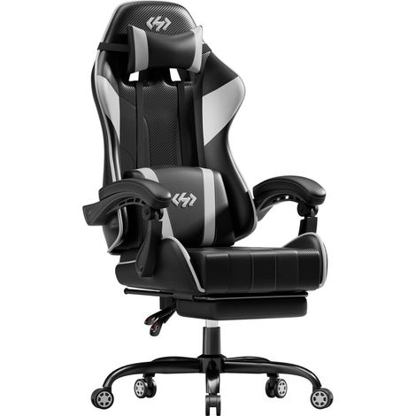Gaming Stuhl Ergonomisch Taschenfederkissen Fußstütze (1/5)