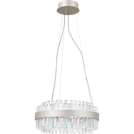 Italux HORNA lampadario cristallo glamour Ø45 LED 36W (1/5)