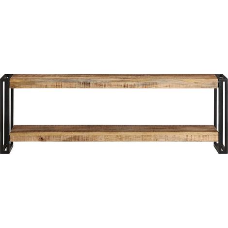 Maison Exclusive - TV-Schrank 120x30x40 cm Raues Mangoholz