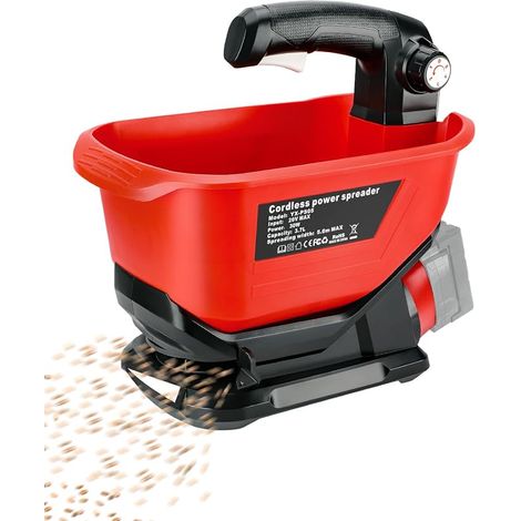 Milwaukee 18V Cordless Battery Spreader, Lawn Fertilizer and Fertilizer Spreader, Stone Salt Dispenser and De-icer (Battery Not Included)