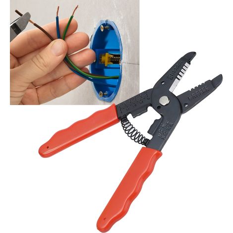 Pince à dénuder haut de gamme BEST/BST-1043 - Pince coupante pour électricien pour fils, câbles et câbles réseau (1/5)