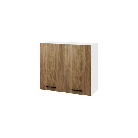 KIT CUCINA PENSILE 2 ANTE 80X32XH72 CM NOCE