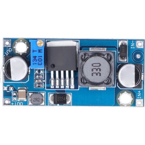 Module élévateur LM2587 Convertisseur DCDC portable miniature bleu pour alimentation à réglage de tension (1/5)