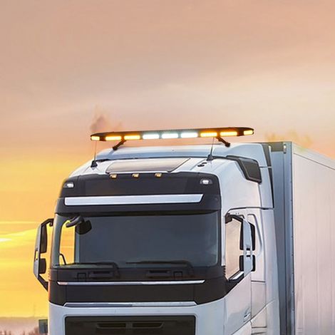 47 Zoll 108 LED Blitzleuchte Warnbalken amber für Abschleppwagen Einsatzwagen (1/5)