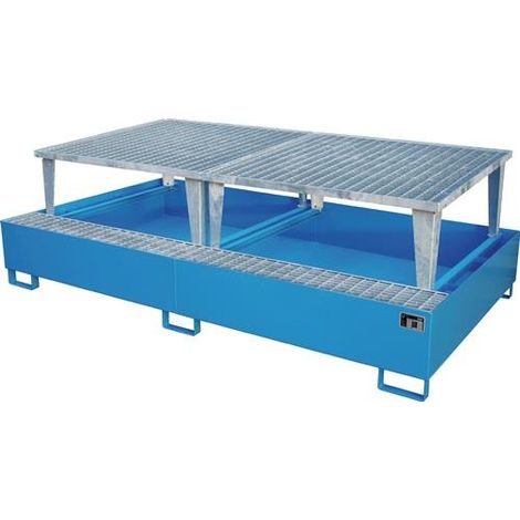 Bauer Auffangwanne AWA 1000-2, lackiert, Lichtblau (1/2)