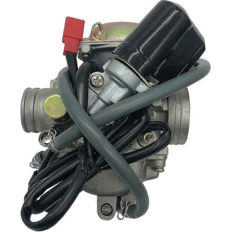 Carburador de combustible para motor de 4 tiempos Gy6 125cc 150cc para scooters y ATV, color plata SZRH AF