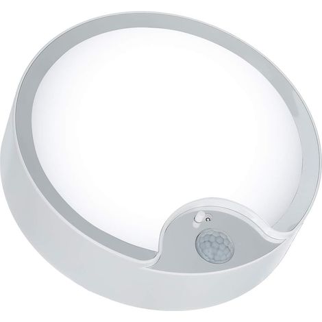 Plafonnier LED à Détecteur de Mouvement, Lampe de Plafond Intérieure Super Lumineuse à Piles,18,3cm 300LM Lumière du Jour (1/5)