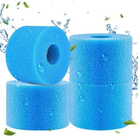 Éponge Filtrante Type S1 pour Piscine Mousse Réutilisable et Lavable, Cartouche Filtre pour Spa et Systèmes de Filtration (1/5)