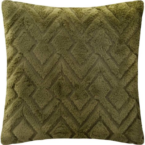 Cuscino Embrod Mara kaki 45x45 cm (1/2)