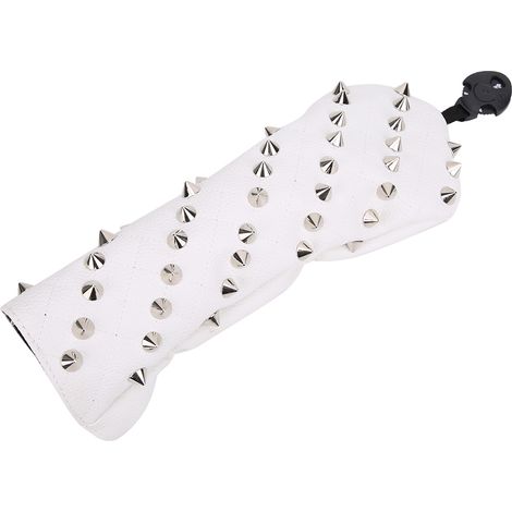 Couvre-clubs de golf en PU avec rivets, imperméables, résistants et souples, pour hommes et femmes, taille moyenne. (1/5)
