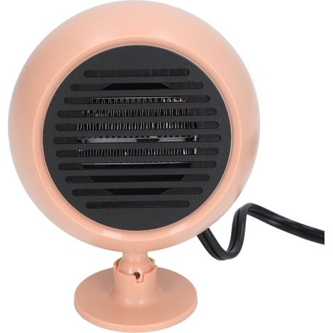 Chauffage de voiture, rotatif, planétaire, multi-angles, portable, dégivreur de pare-brise, rose, 12 V (1/5)