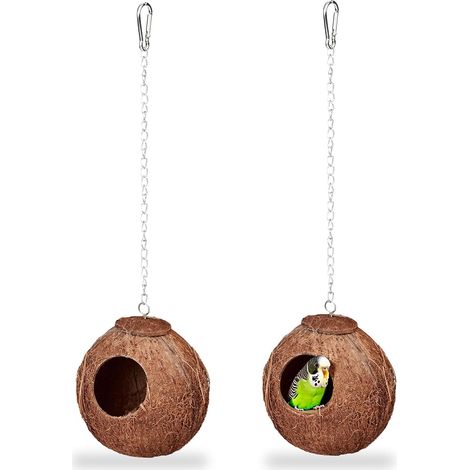 Nid pour perroquet, moelleux et chaud, pour petits animaux de compagnie, lit d'hiver avec crochet métallique pour suspension, pour perruches calopsittes, inséparables, perroquets, tentes et cabanes do (1/5)