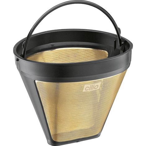 Cilio Kaffeefilter, Größe 4, Durchmesser 12,5 x 9 cm