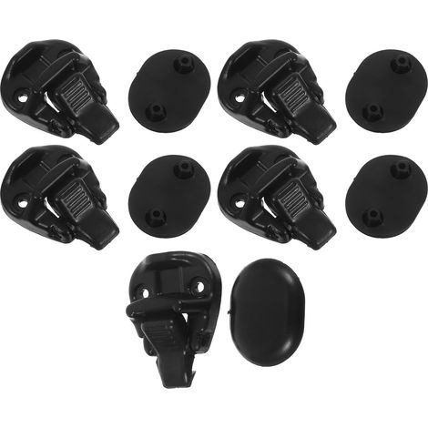 Kit de 5 Verrous de Fenêtre Coulissante pour Voiture Loquets à Ressort Autobloquants Compatibles Portières et Arrière Remplacement Sécurisé pour Vitres de Véhicules Utilitaires (1/5)