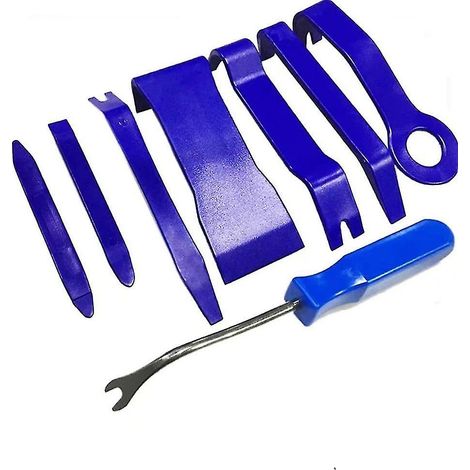 Jeu de cales de garniture de voiture, outils de dépose de porte pour la réparation intérieure de voiture, différentes formes, 8 pièces (1/5)