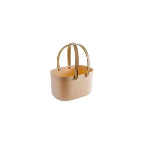 Tragbarer Duschkorb/Toilettenkorb – Groß – Rosa – Mit Belüftungslöchern (1/5)