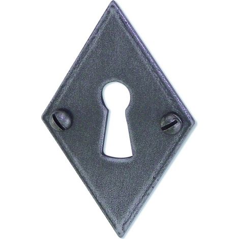 Ensemble Entraygues BRIONNE fer grise Clé L sur rosace 20125 46x69x3 - vis 2.5x10 - ROZ-V.6259011SP