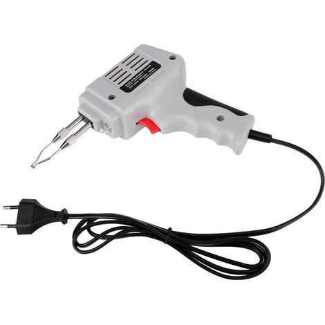 Soldador eléctrico, equipo de soldadura eléctrica, UE 220 V 100 W, soldador eléctrico, herramienta de soldadura manual con alambre de soldadura y luces. (1/5)