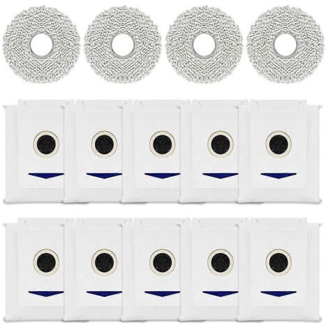 Lingettes et sac à poussière pour aspirateur robot Ecovacs Deebot DEEBOT T30 Omni / T30 PRO Omni