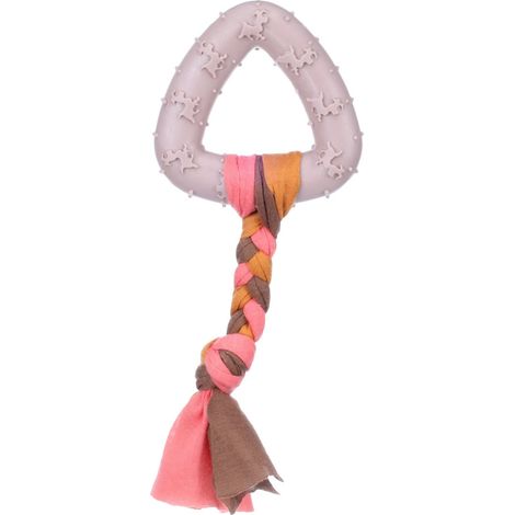 Jouet Bunty Triangle Taupe 7.3 x 17.5 x 2 cm pour Chiot - Flamingo (1/3)