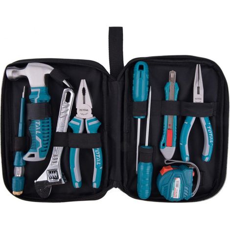 TOTAL Werkzeugsatz, 9-teilig THKTHP90096