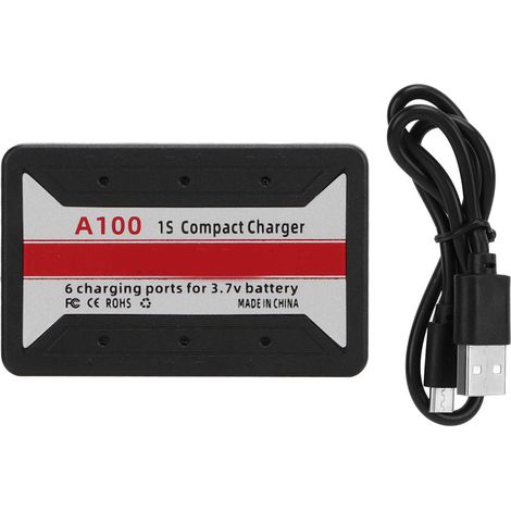 6-in-1 RC-Ladegerät für 1S 3,7V LiPo-Akkus – Syma X5C Quadcopter-Adapter (1/5)